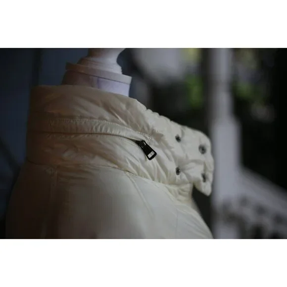 RARE Moncler White Down Puffer Jacket Size 1 / Small $1,925